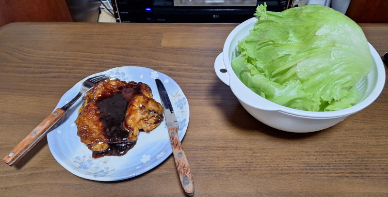 鶏モモ肉の照り焼き